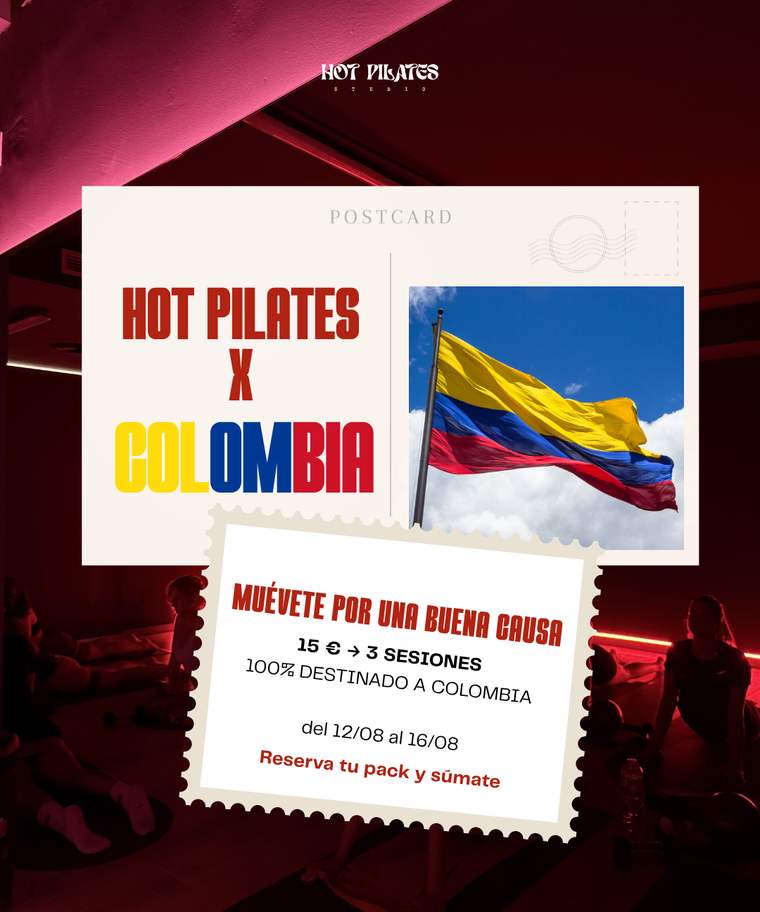Hot Pilates x Colòmbia, pack solidari